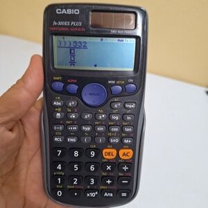 Casio fx-300ES PLUS Scientific Calculator Natural-V.P.A.M Two Way Power w/ Cover